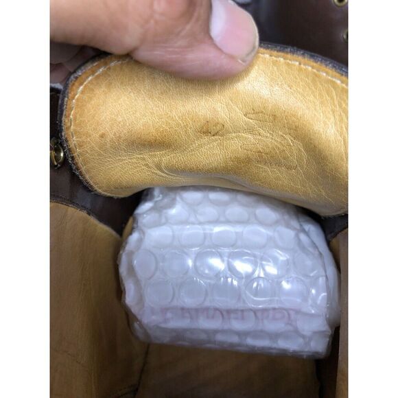 A.P.C Brown Leather Chukka Lace Up Ankle Boots Gum Soles Men Sz 42EU/9M US - Picture 13 of 16